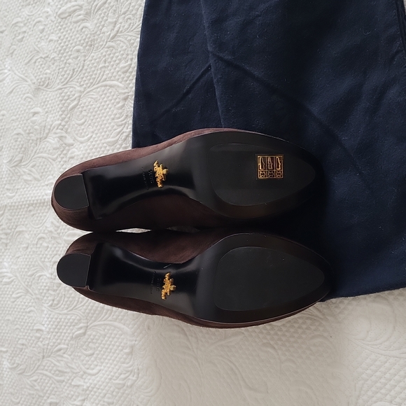 Prada platform ankle suede boots - Picture 4 of 8